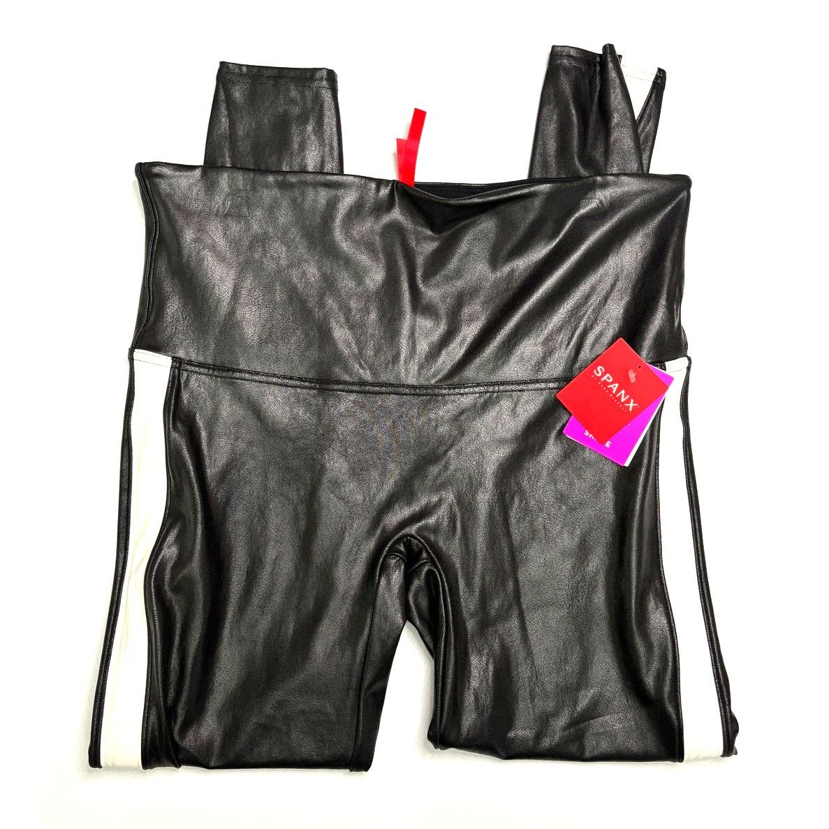 Spanx Size 1X | NEW Spanx Faux Leather Tummy Control Leggings Size 40" / US 18 - 6 Thumbnail