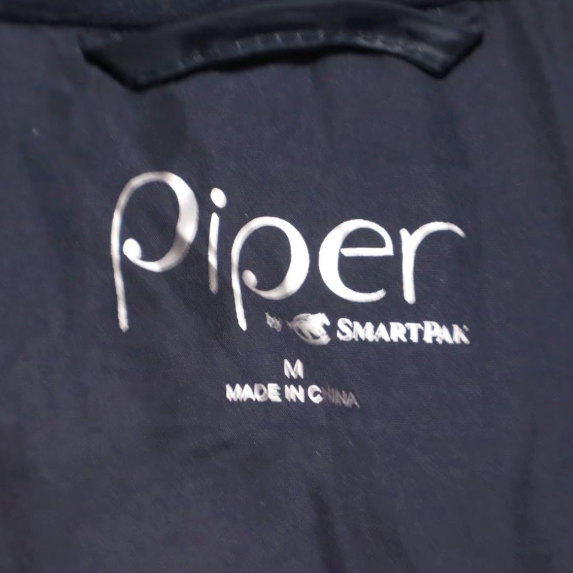 Vintage Piper Horse Equestrian Quilted Vest Navy Women's M Jacket Shirt Mock All Over Print Regular Fit Size M / US 6-8 / IT 42-44 - 7 Thumbnail