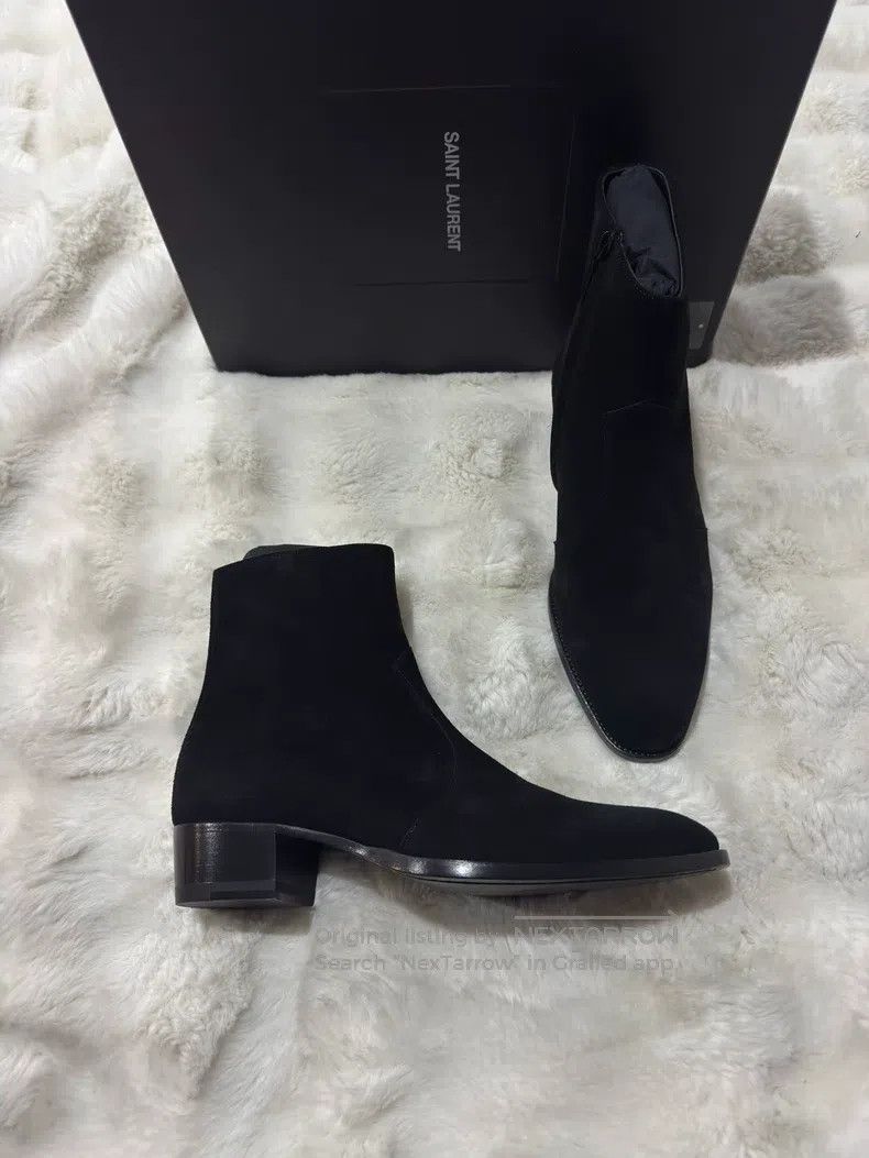 Saint Laurent Paris Saint Laurent Paris Suede Men's Boots Size US 7 / EU 40 - 1 Thumbnail