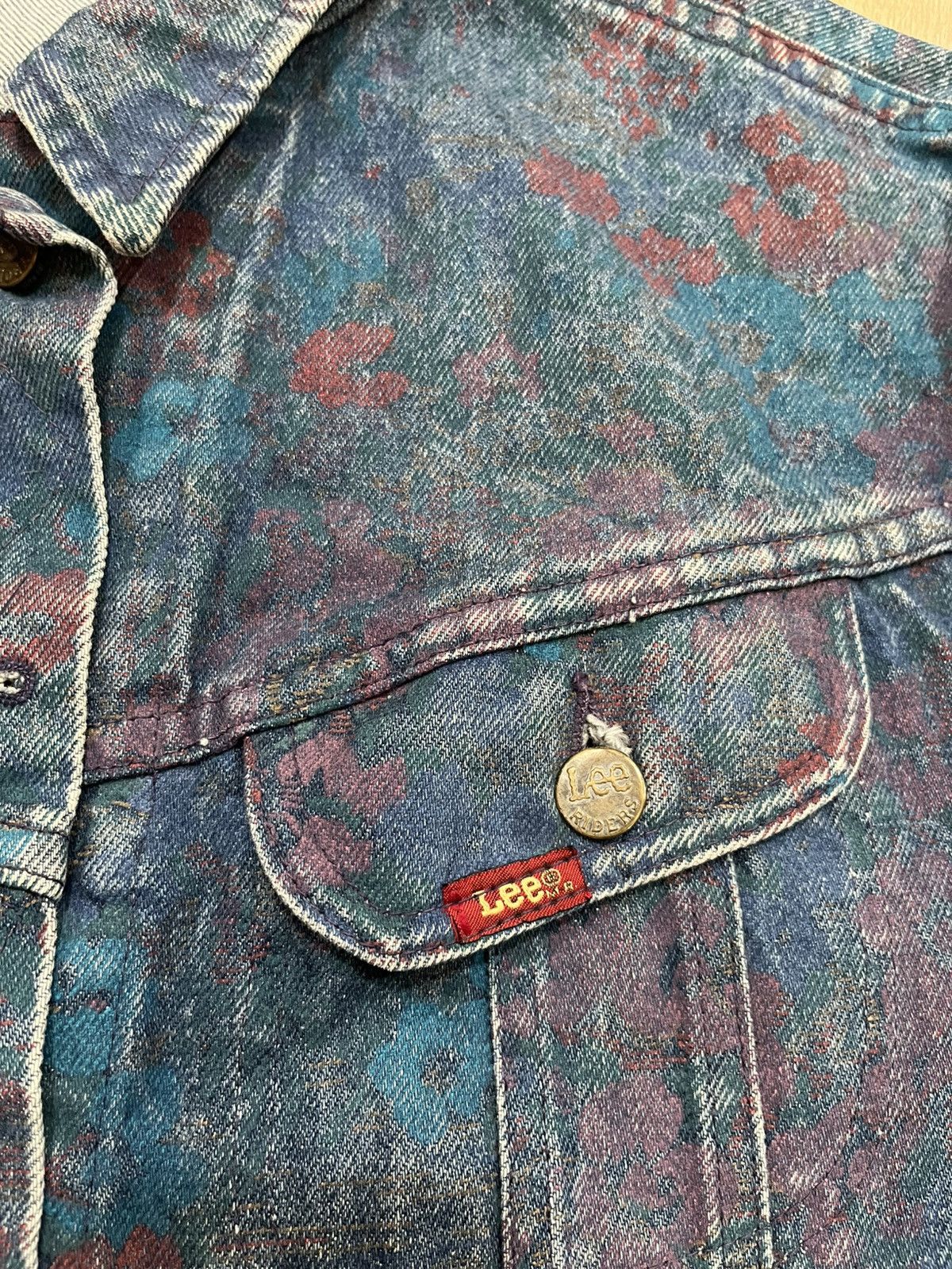 Supreme Vintage Lee Denim Floral Jacket Size US M / EU 48-50 / 2 - 3 Thumbnail