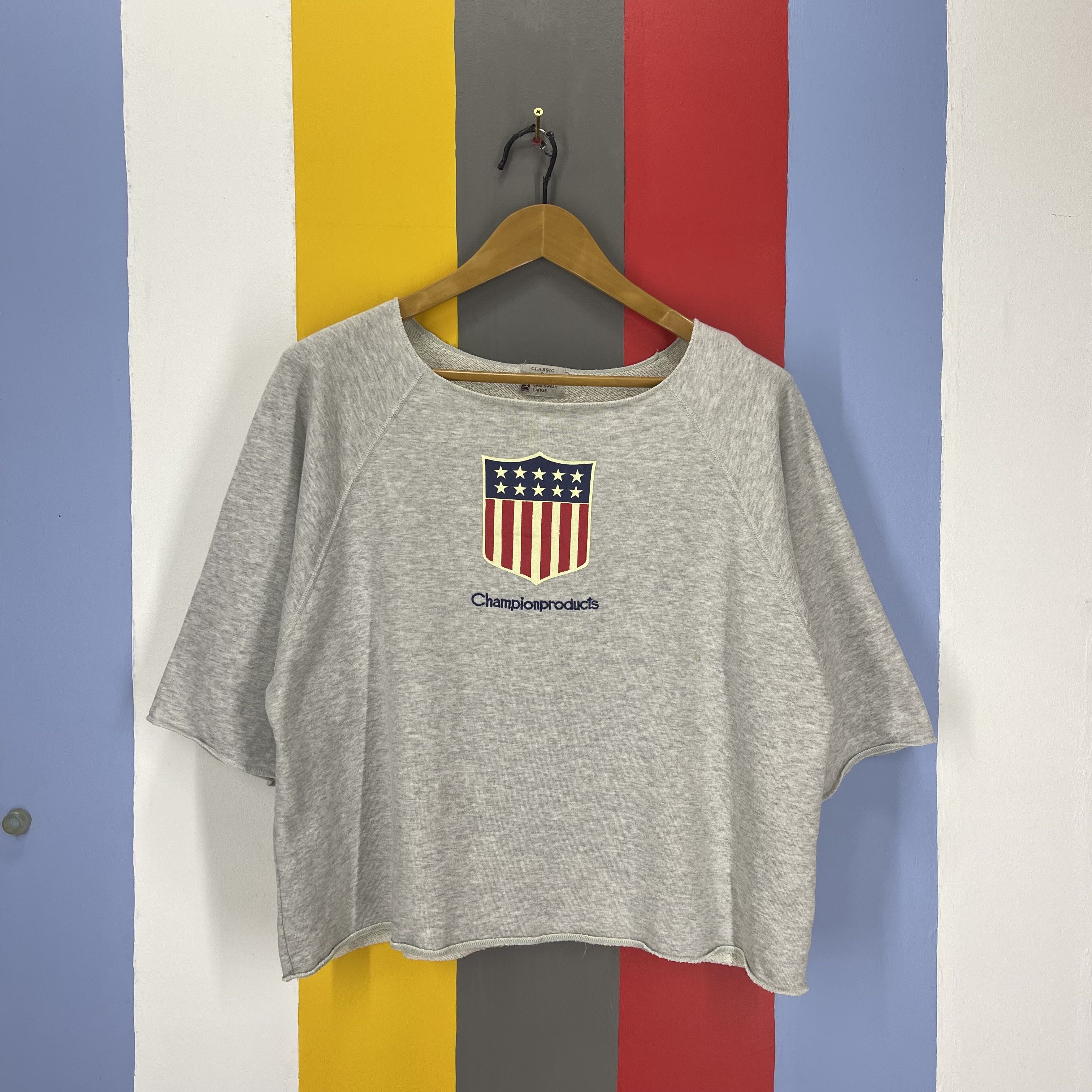 Champion 90s Vintage CHAMPION PRODUCTS Crew Neck Sweatshirt #1981/13 Size L / US 10 / IT 46 - 1 Thumbnail