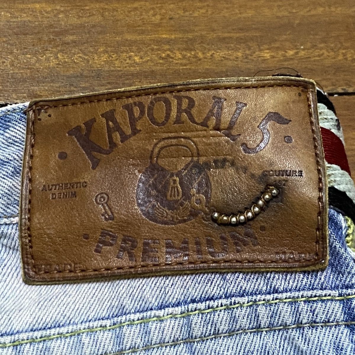 Japanese Brand × Vintage Rare Design Vintage Brand Kaporal 5 Flash Jeans 2000s Size US 33 - 9 Thumbnail