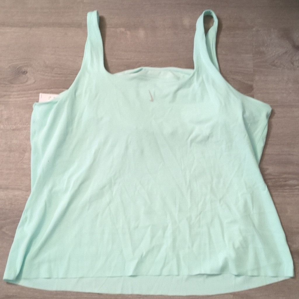 Nike Nike yoga dri for aqua blue tank top size 3X Size 3XL / US 20-22 - 2 Thumbnail