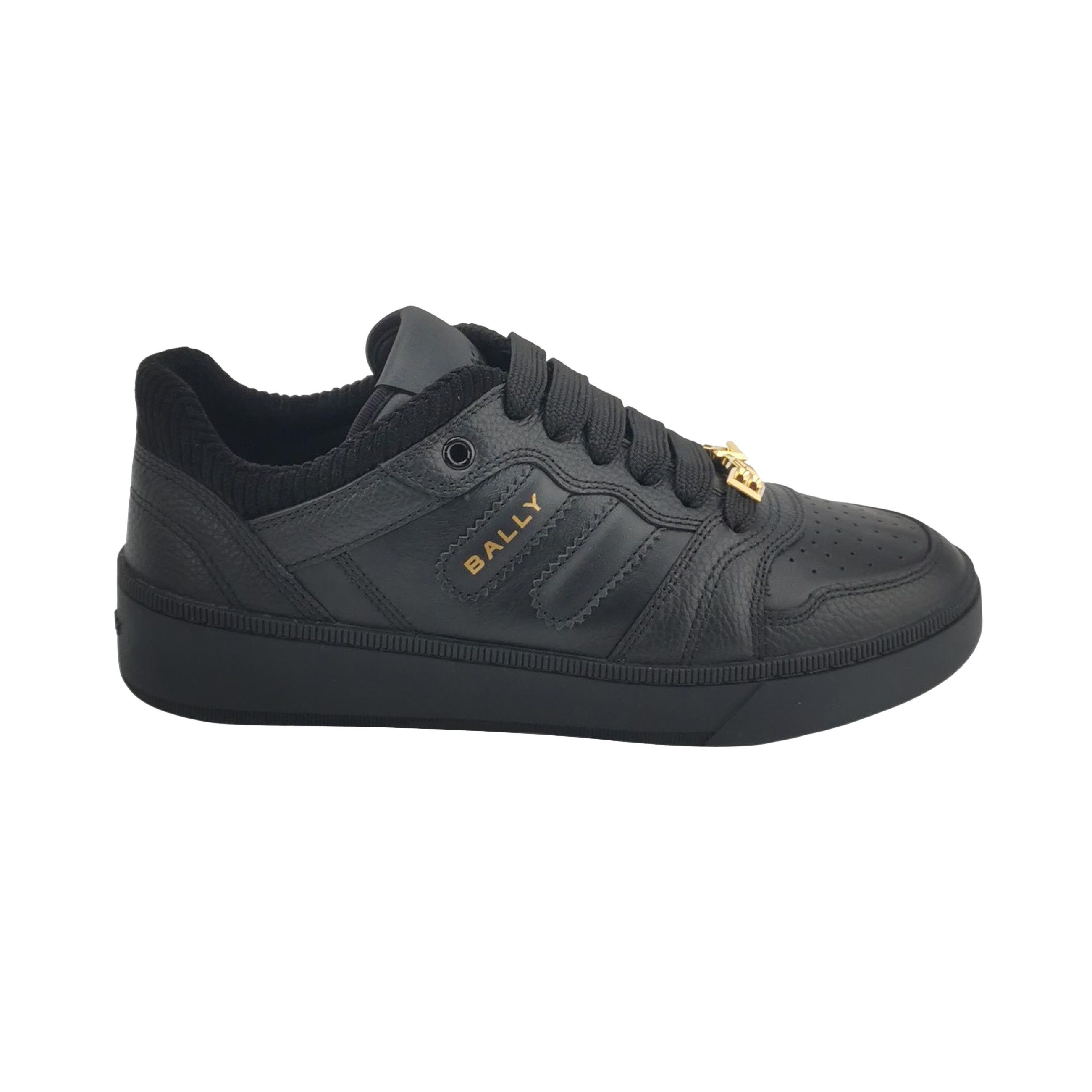 Bally Bally Gold Hardware Leather Sneakers EU 41.5 Size US 8 / EU 41 - 1 Thumbnail