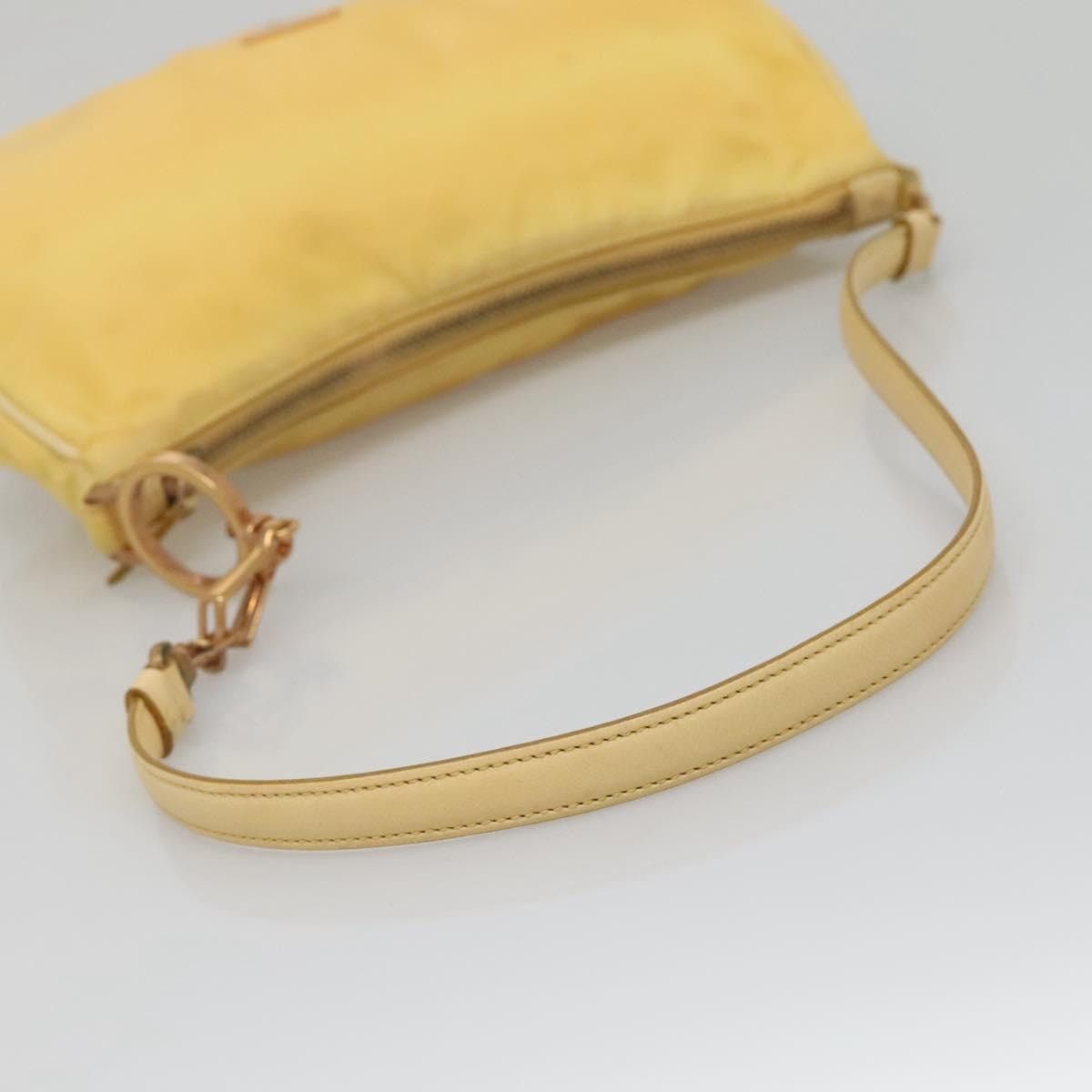 Prada PRADA Shoulder Bag Nylon Yellow Gold Size ONE SIZE - 7 Thumbnail