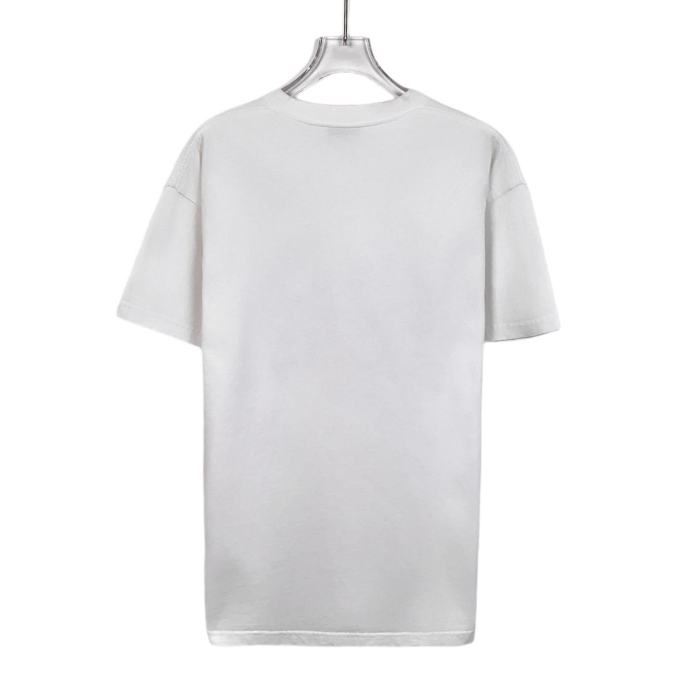 Hermes Hermès Geometric Leather Patch Cotton T-Shirt White (L) Size US L / EU 52-54 / 3 - 4 Thumbnail