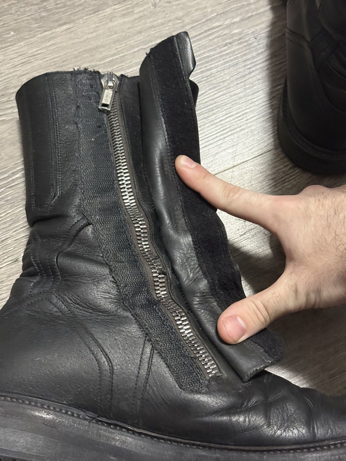 Rick Owens Rick Owens SS15 Moto Creeper Boots Size US 8 / EU 41 - 7 Thumbnail