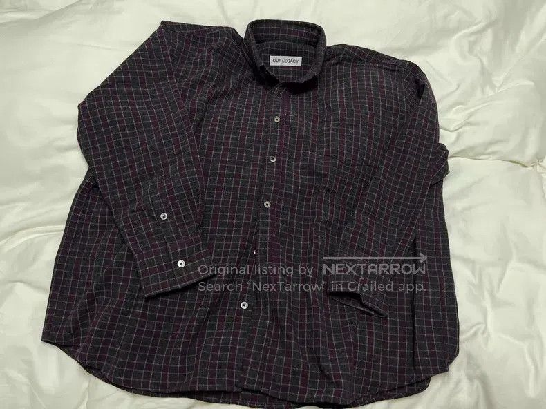 Our Legacy Our Legacy Long Sleeve Plaid Shirt Size US M / EU 48-50 / 2 - 3 Thumbnail