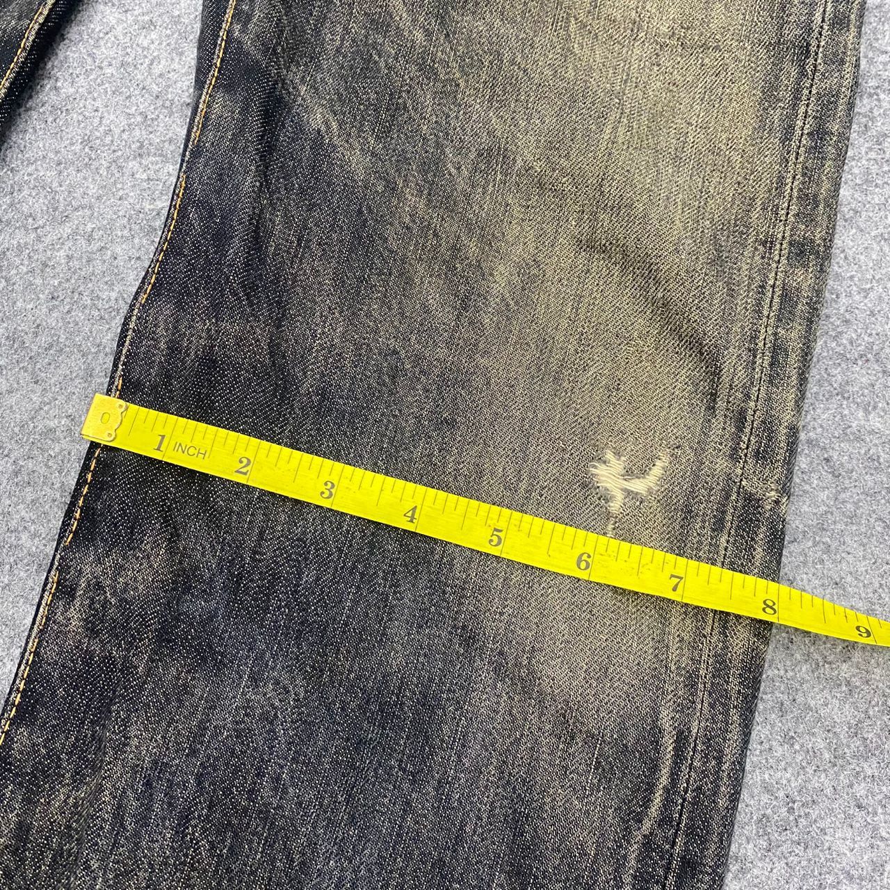 45rpm 💥Best Offer💥Vintage 45 RPM Distressed Denim Size US 29 - 7 Thumbnail