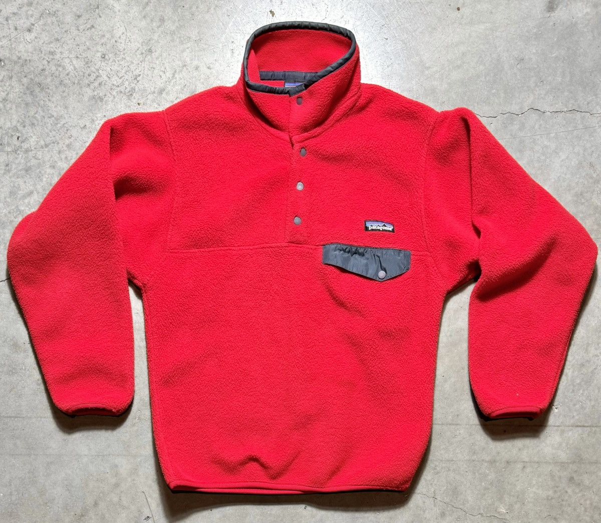 Other × Patagonia Patagonia Synchilla T-Snap Red Pullover Fleece XS Size US XS / EU 42 / 0 - 1 Thumbnail