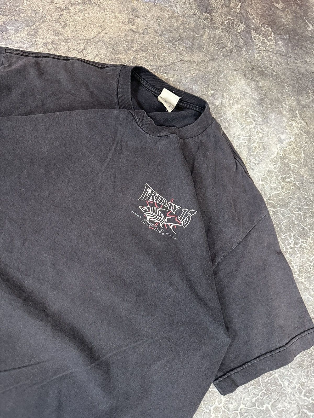 Vintage Vintage Friday The 13th Bike Week Tee Size US XL / EU 56 / 4 - 4 Thumbnail
