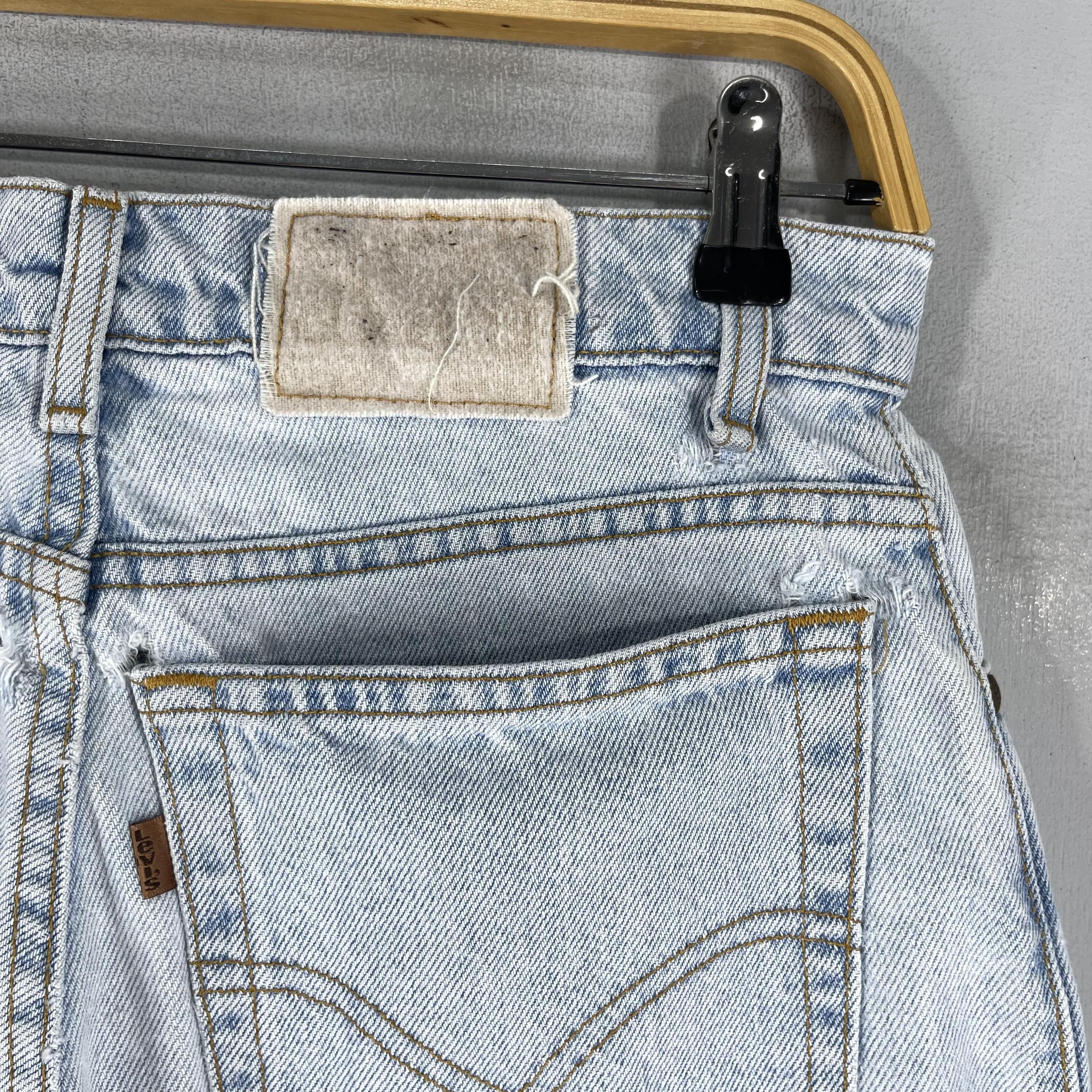 Levi's × Vintage Size 28 Vintage Levis Signature Distressed Ripped Short Size US 28 / EU 44 - 11 Thumbnail
