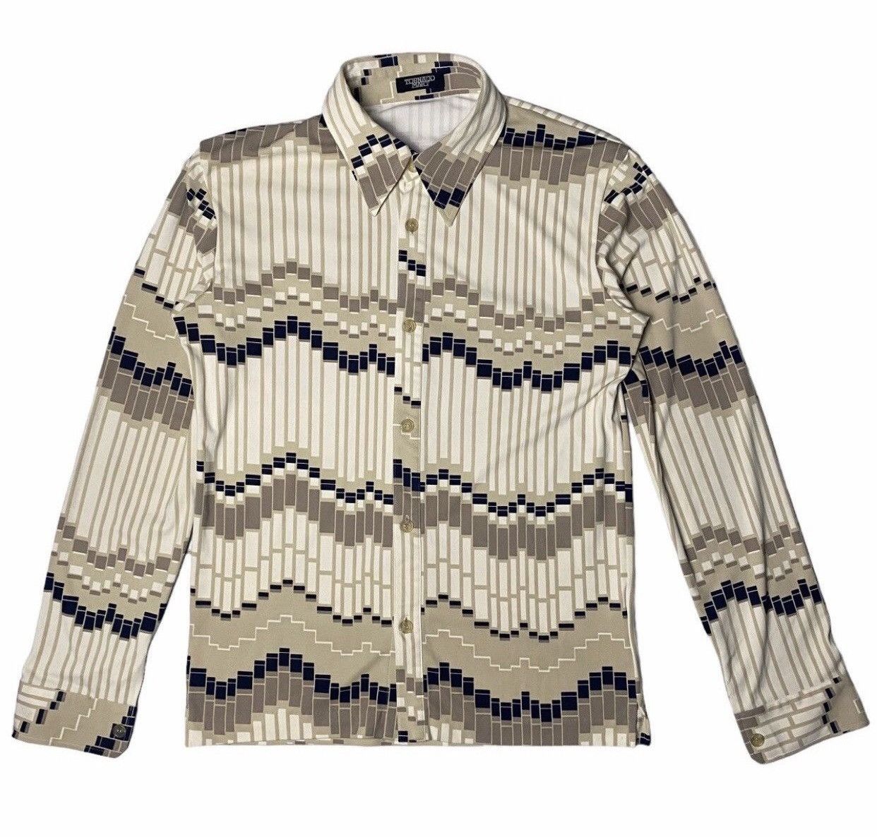 Japanese Brand 2000’s Tornado Mart Punk Square Shirt Size US M / EU 48-50 / 2 - 1 Thumbnail