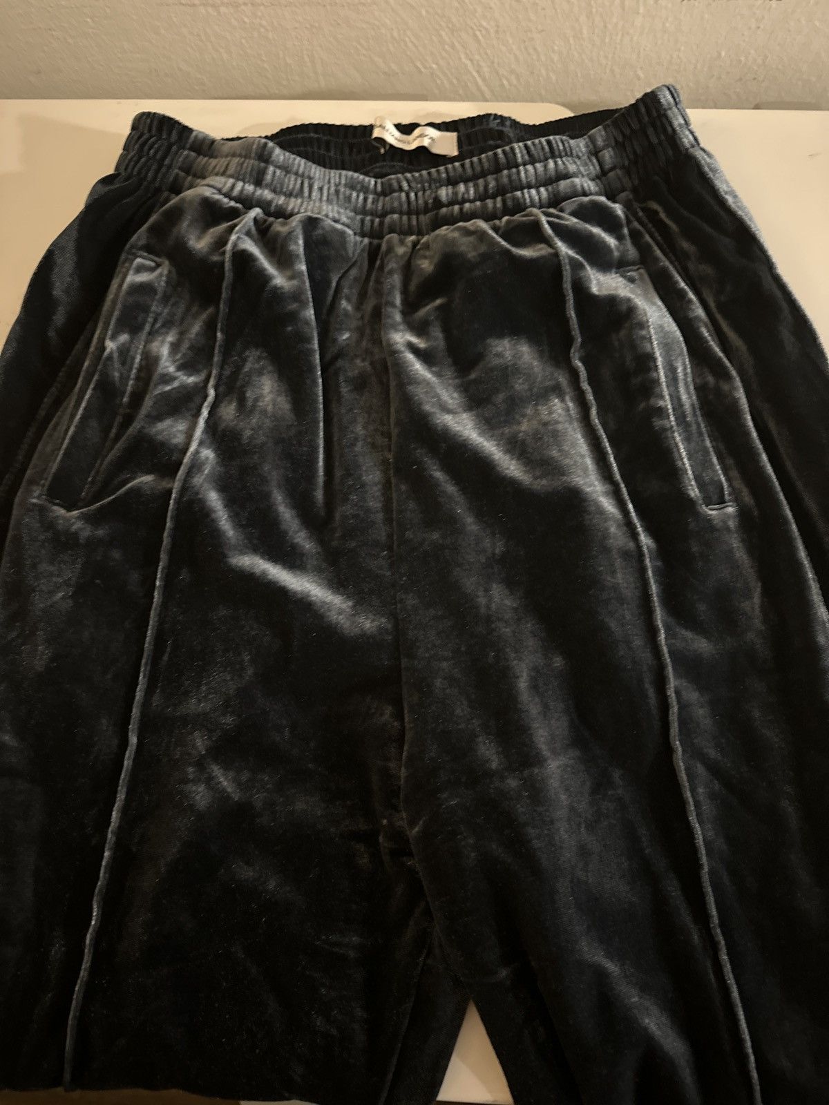 Vintage Velvet Velour Trackpants Pleated Size US 30 / EU 46 - 7 Thumbnail