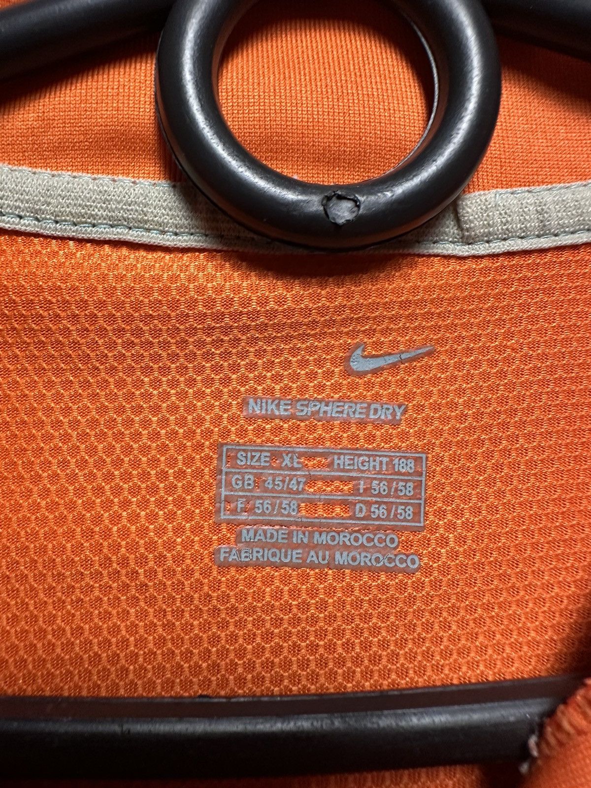 Nike × Vintage Vintage Nike Nederland soccer jersey size XL logo orange Size US XL / EU 56 / 4 - 5 Thumbnail