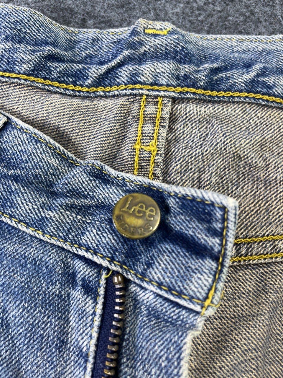 Lee Lee Rider Distressed Jeans J797 Size US 32 / EU 48 - 6 Thumbnail