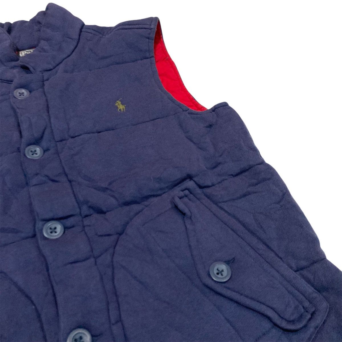 Polo Ralph Lauren × Vintage VINTAGE POLO RALPH LAUREN SLEEVELESS JACKET Size US S / EU 44-46 / 1 - 5 Thumbnail