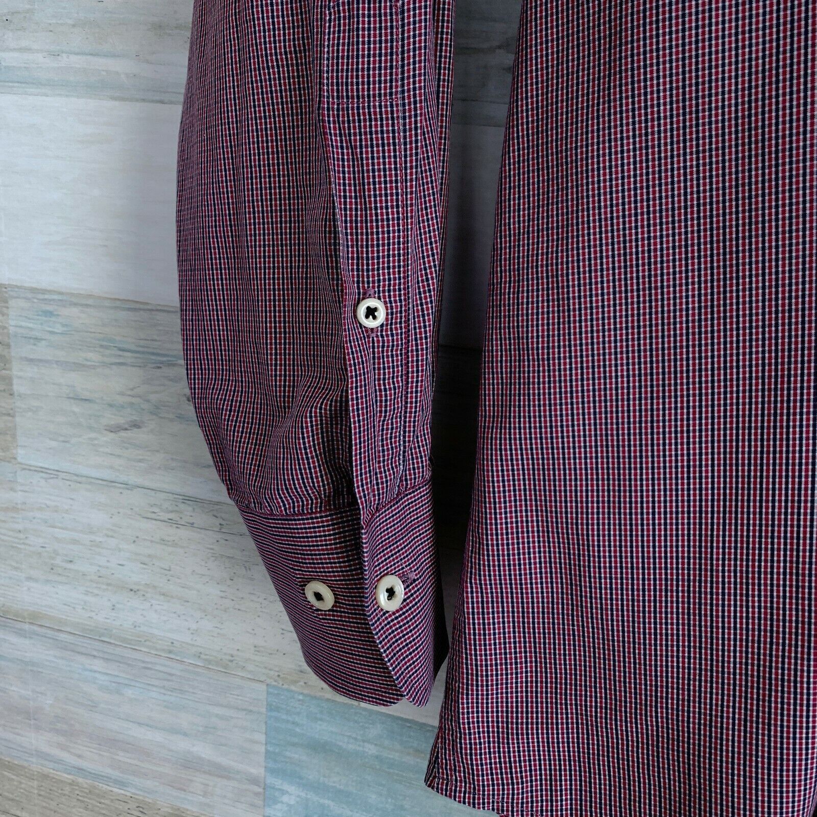 Peter Millar Peter Millar Plaid Button Front Shirt Red Blue Lightweight M Size US M / EU 48-50 / 2 - 3 Thumbnail