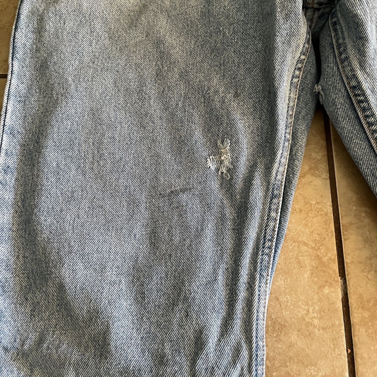 Levi's × Vintage Remade Levi’s Drawstring Waist Baggy Jeans Size US 34 / EU 50 - 3 Thumbnail