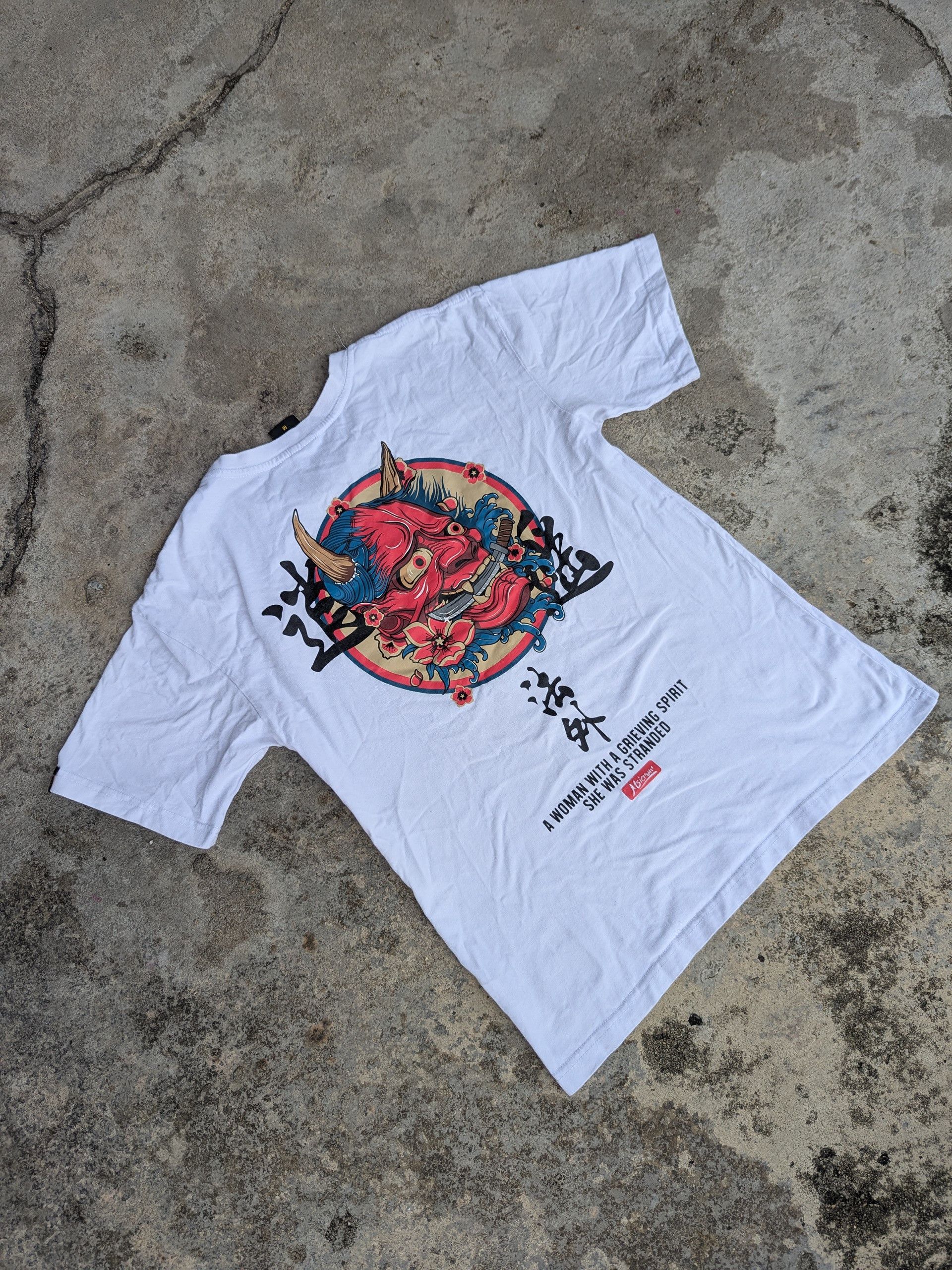 Japanese Brand × Vintage Vintage Msicrow Sukajan T Shirt Japanese Motif Size US S / EU 44-46 / 1 - 3 Thumbnail
