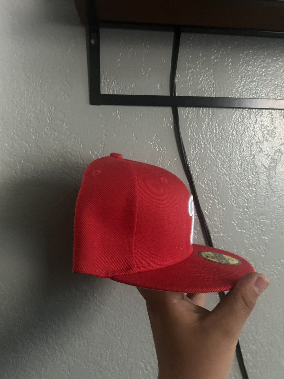 New Era Red 71/8 Phillies hat Size ONE SIZE - 5 Thumbnail