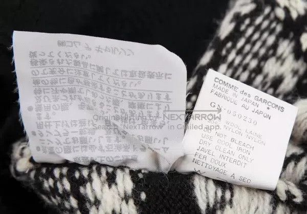 Comme des Garcons Comme Des Garcons Poster-style knitted cape top Size M / US 6-8 / IT 42-44 - 7 Thumbnail