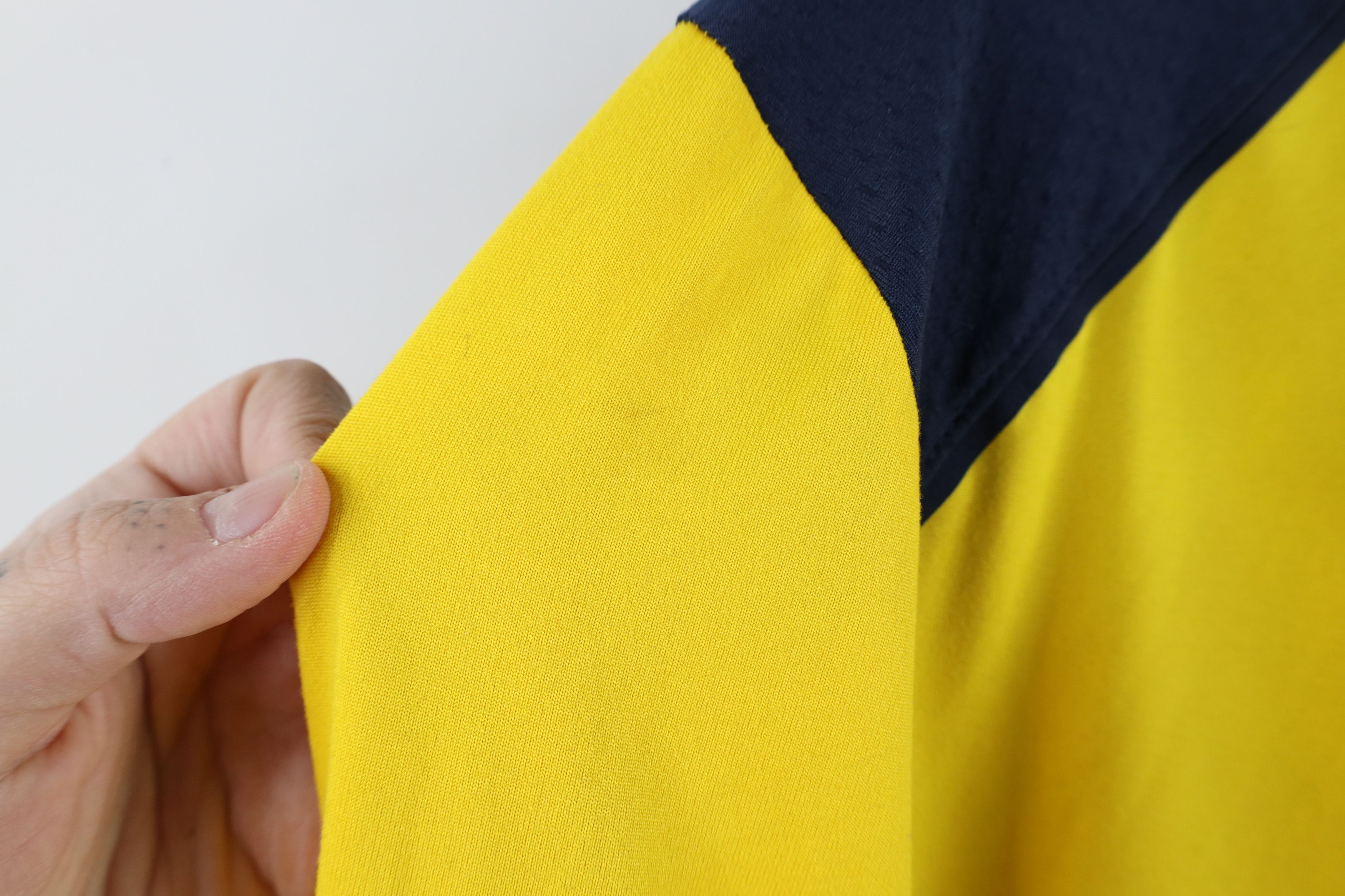 Nike × Vintage Nike Air Jordan Tech Jumpman Long Sleeve T-Shirt Yellow Size US M / EU 48-50 / 2 - 7 Thumbnail