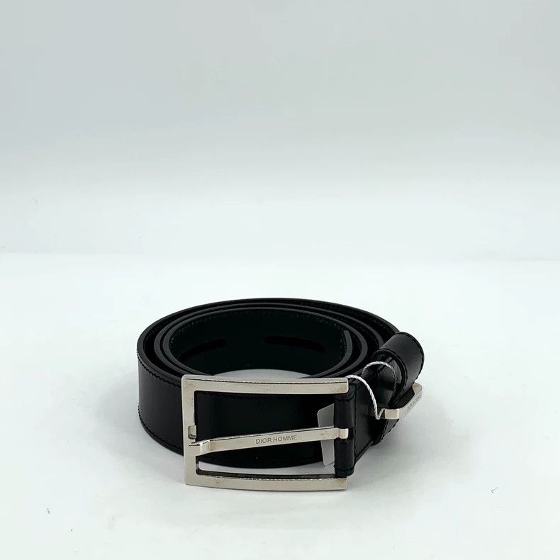 Dior Dior Black smooth square buckle belt 2505-Nextarrow Size ONE SIZE - 1 Thumbnail