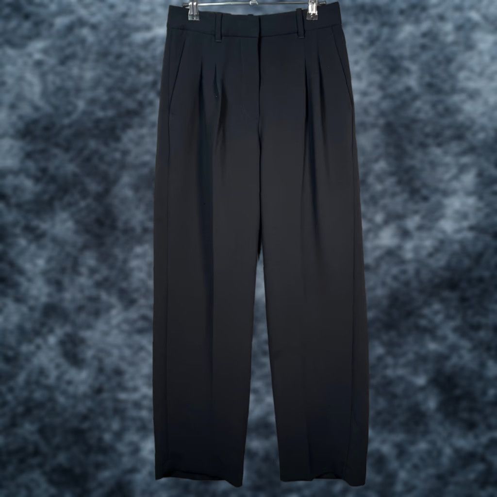 Vintage Wilfred Womens 2 The Effortless Pant Full-Length High-Rise Wide-Leg Black Size 26" / US 2 / IT 38 - 1 Thumbnail