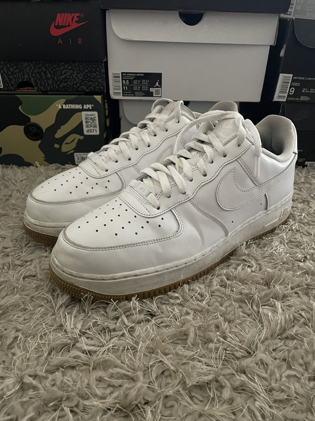 Nike Nike Air Force 1 Gum Bottom Size US 12 / EU 45 - 1 Thumbnail