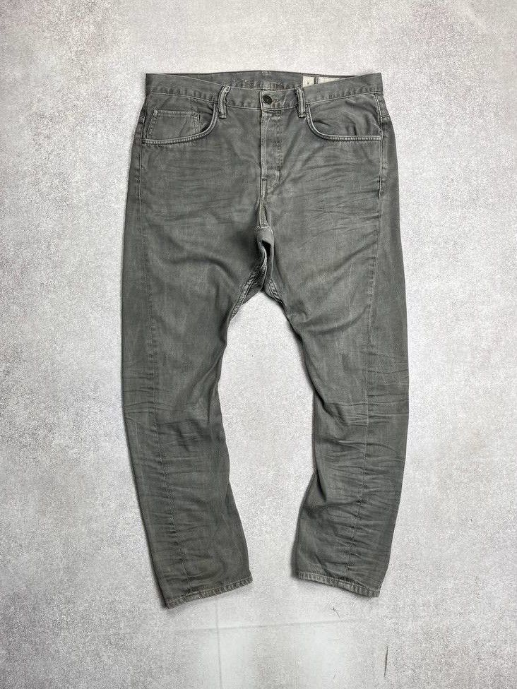 Allsaints × Vintage VINTAGE ALLSAINTS GRAY FLARED AVANTGARDE ARCHIVAL JEANS 36 Size US 36 / EU 52 - 2 Thumbnail