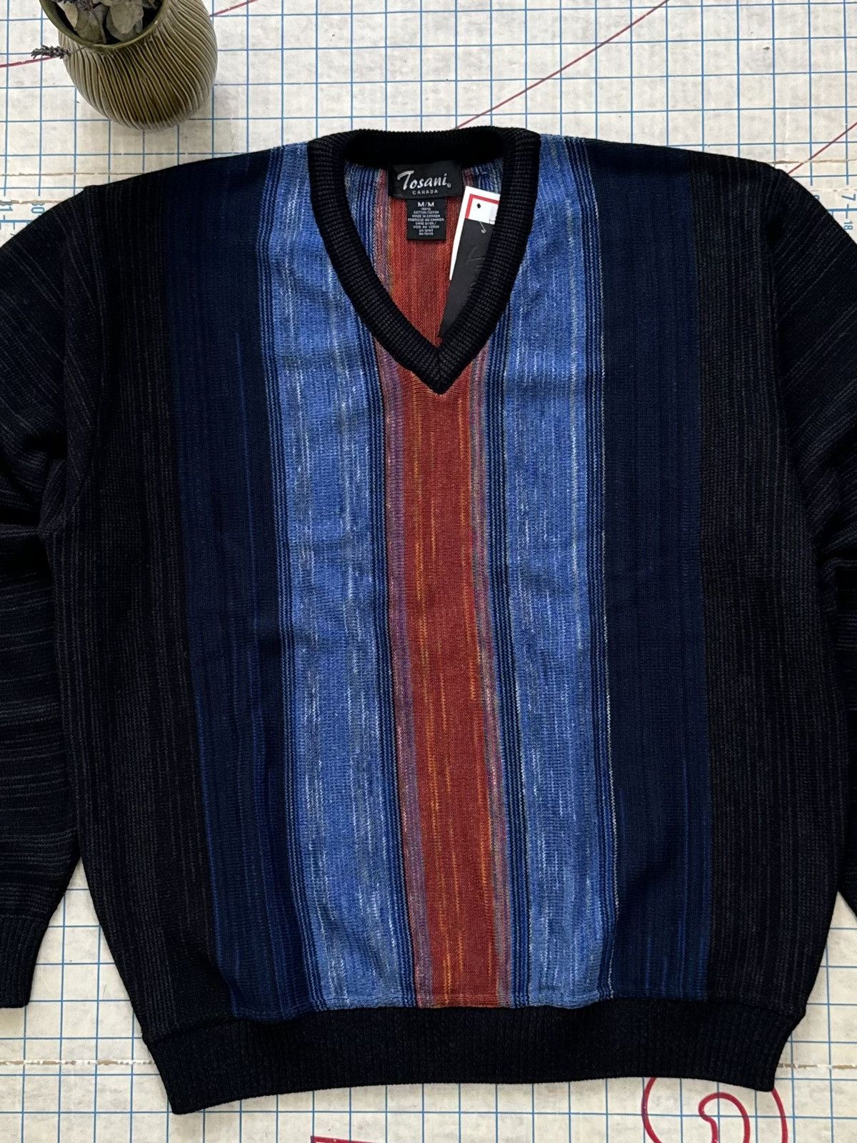 Vintage Vintage Tosani Knit Sweater New With Tag Size Medium Size US M / EU 48-50 / 2 - 3 Thumbnail