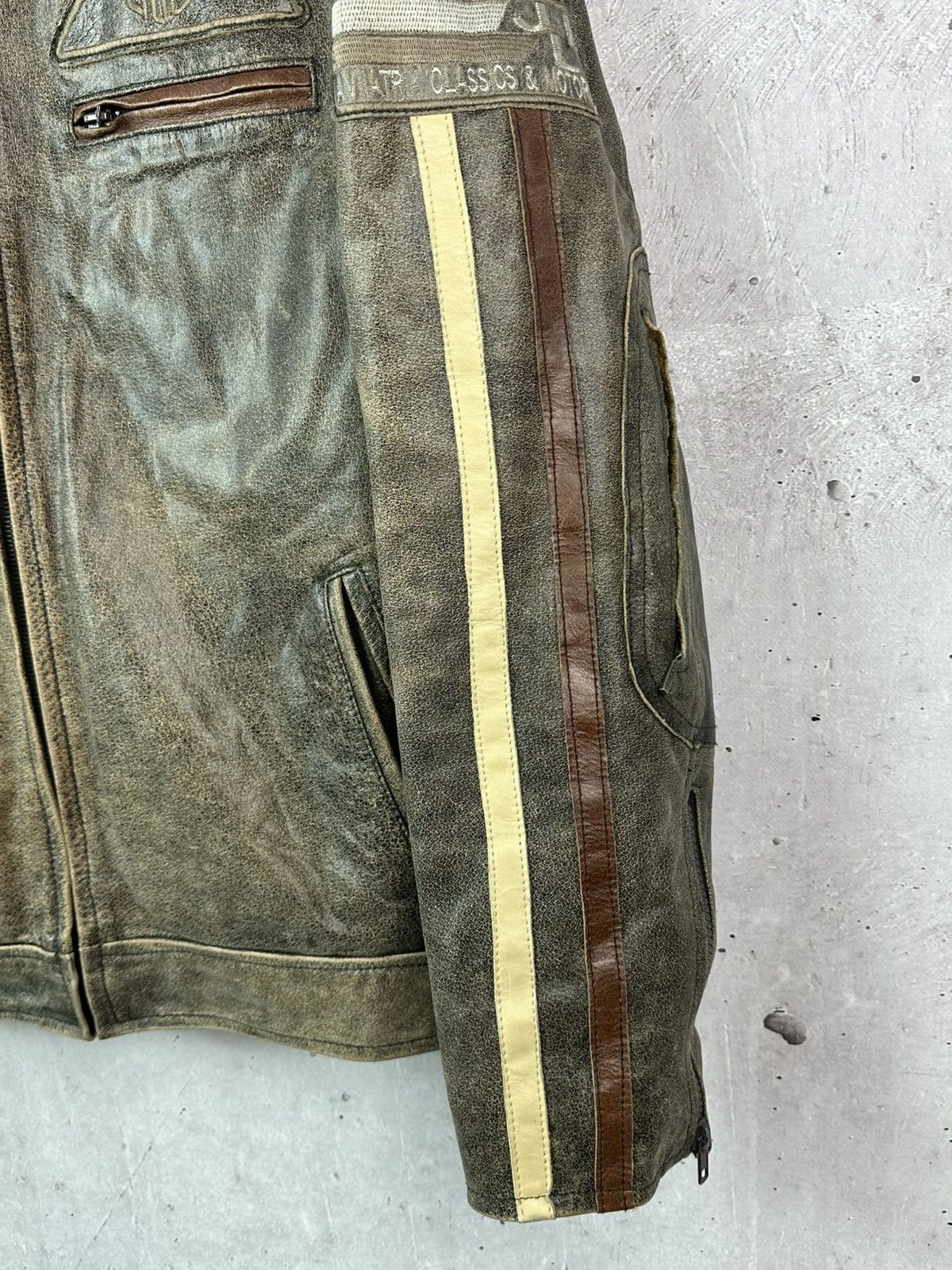 Avirex Aviatrix Cow Leather Brown Motorcycles Bomber Leather Jacket Size US L / EU 52-54 / 3 - 6 Thumbnail