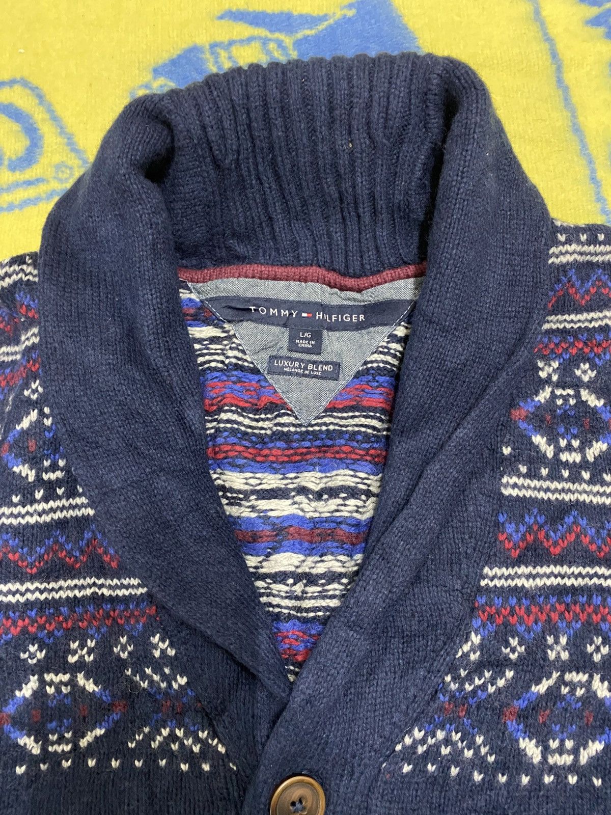 Tommy Hilfiger × Vintage TOMMY HILFIGER x Knitwear (Luxury Blend) Size US L / EU 52-54 / 3 - 18 Thumbnail