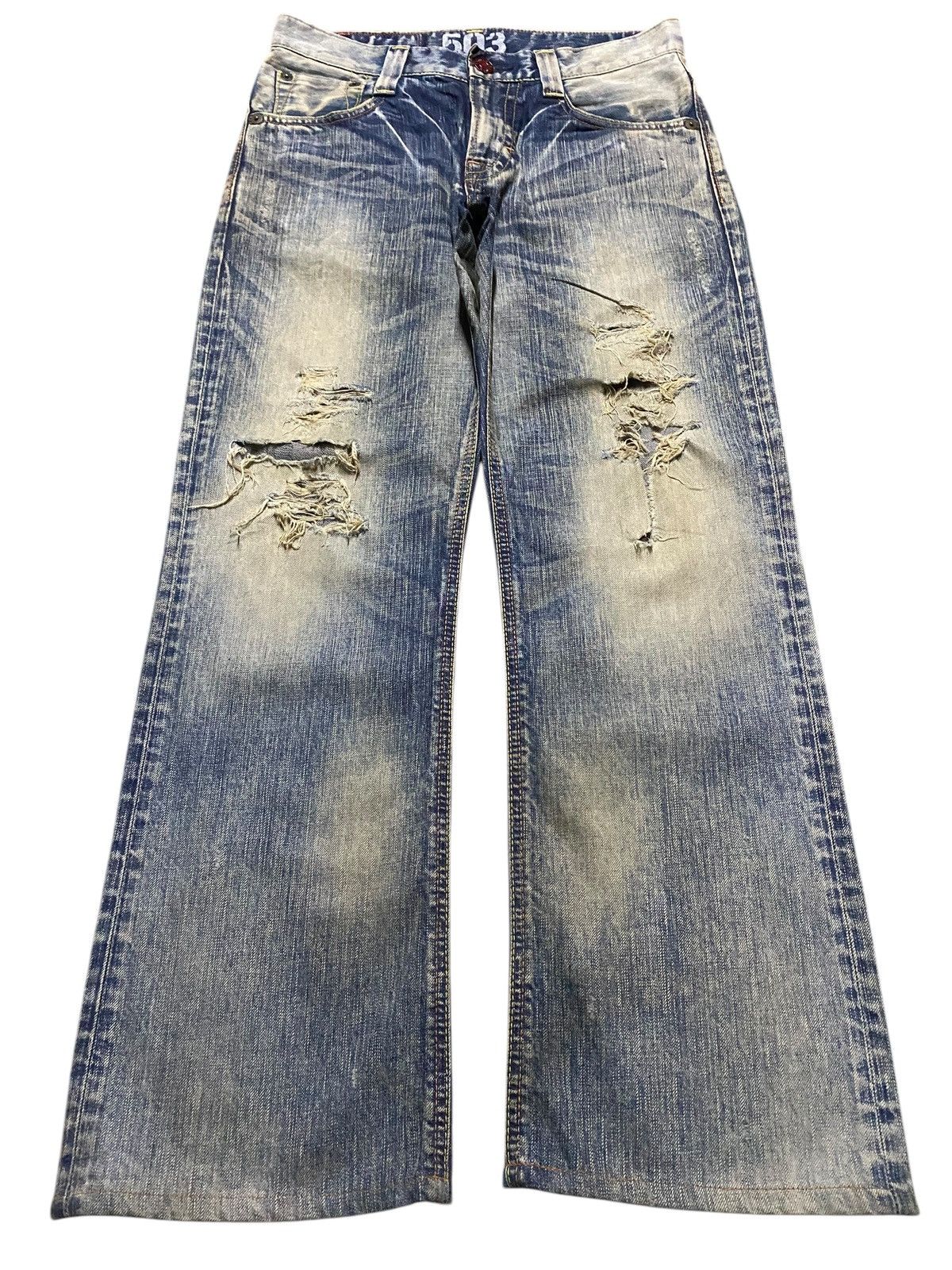 Edwin Vintage Japanese Brand Edwin 503 Rusty Little Bootcut Jeans Size US 32 / EU 48 - 1 Thumbnail