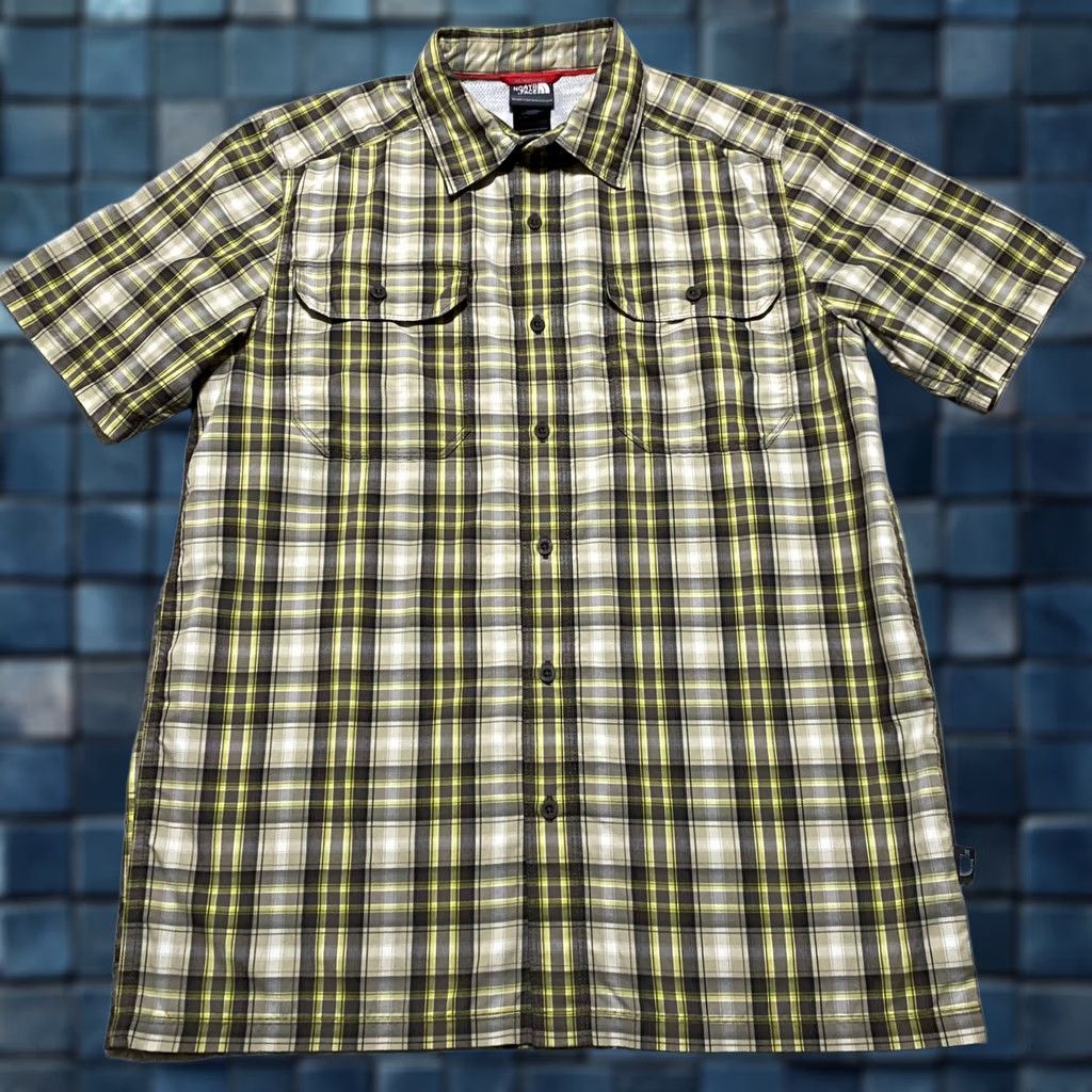 The North Face 2077-Vintage Nike Shirt - Military Green Plaid Size US S / EU 44-46 / 1 - 1 Thumbnail