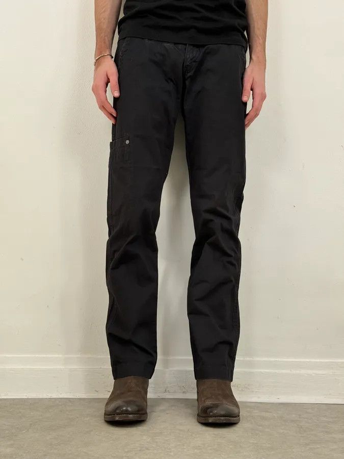 Armani 2000s Armani Black Cozy Signature Pants Size US 30 / EU 46 - 2 Thumbnail