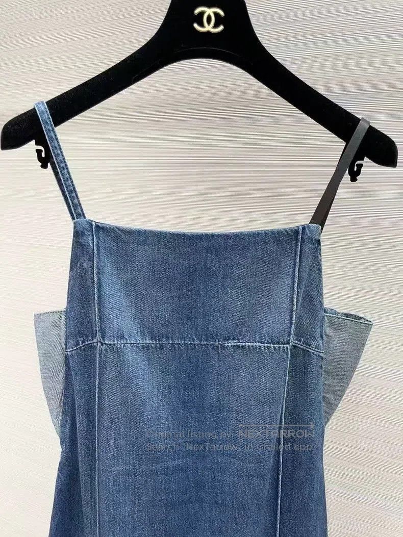 Loewe Loewe Size 36 Denim Slip Dress. Size US S / EU 44-46 / 1 - 3 Thumbnail