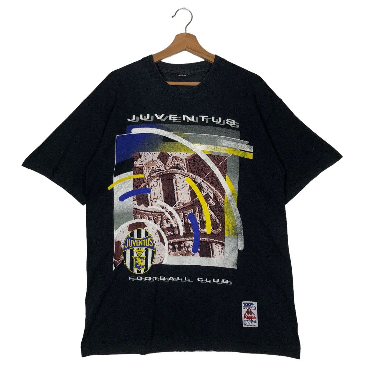 Japanese Brand 🔥90’s Vintage Kappa Juventus Football Team Big Logo T-Shirt Size US M / EU 48-50 / 2 - 1 Thumbnail
