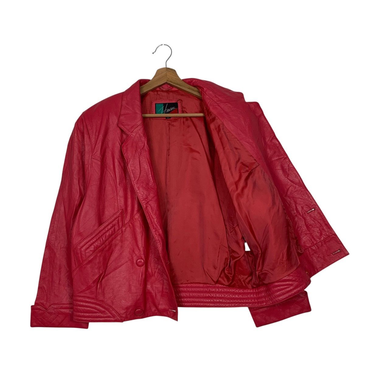 Japanese Brand Japanese Brand Hanaz Double Breasted Leather Jacket Size M / US 6-8 / IT 42-44 - 9 Thumbnail