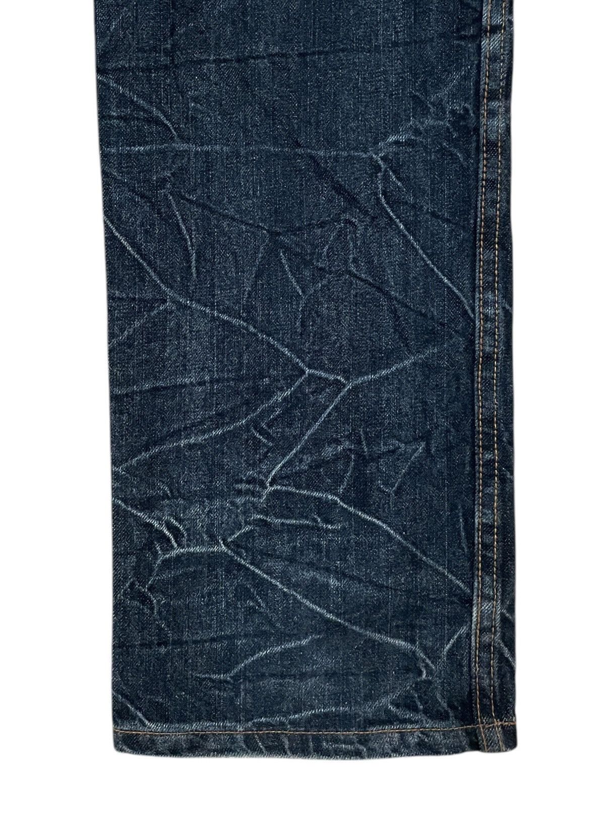 If Six Was Nine × Japanese Brand × Le Grande Bleu (L.G.B.) Vintage Japanese Brand Nylaus Double Waist Jeans 2000s Size US 31 - 5 Thumbnail