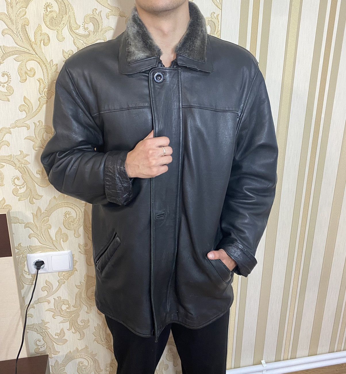 14th Addiction Leather Fur 14TH Addiction Coat Jacket vest avant garde Size US L / EU 52-54 / 3 - 3 Thumbnail