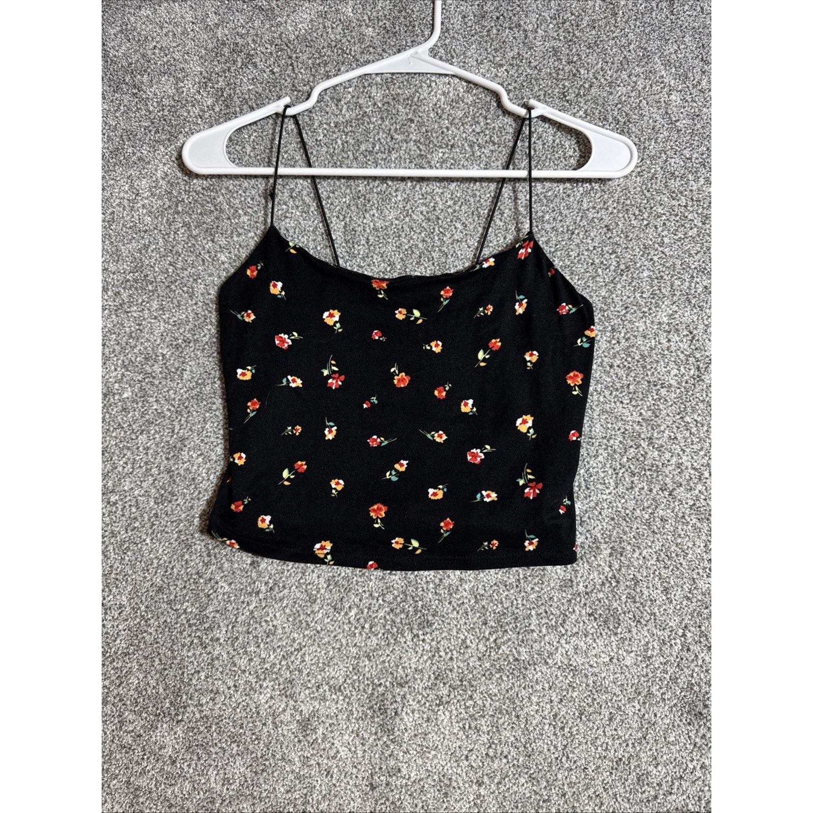 Other Gaze Floral Cami Crop Tank Top Women Small Y2K Coquette Size S / US 4 / IT 40 - 1 Thumbnail