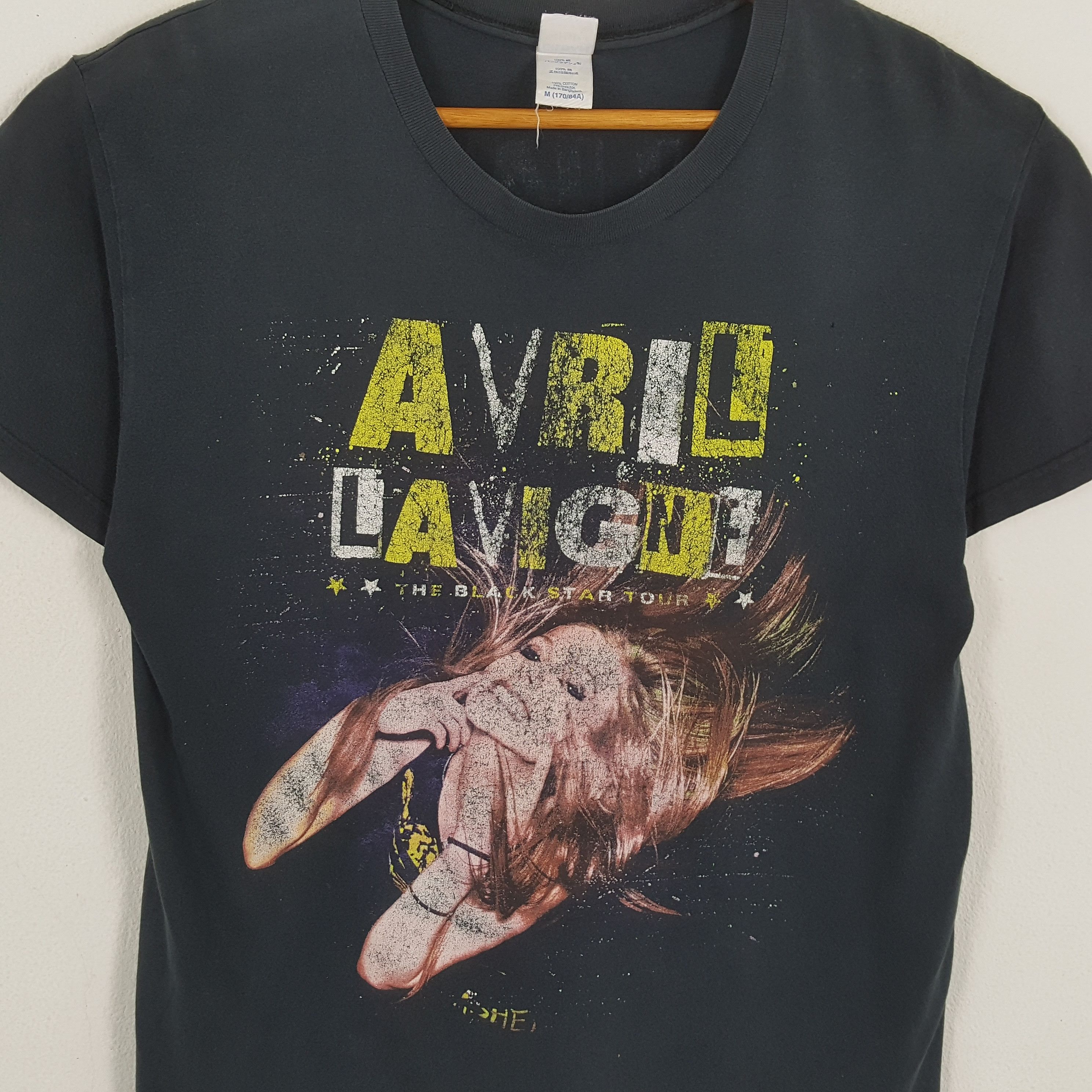 Band Tees × Vintage Vintage AVRIL LAVIGNE Canada Punk Singer Tour T-Shirts Size US M / EU 48-50 / 2 - 2 Thumbnail