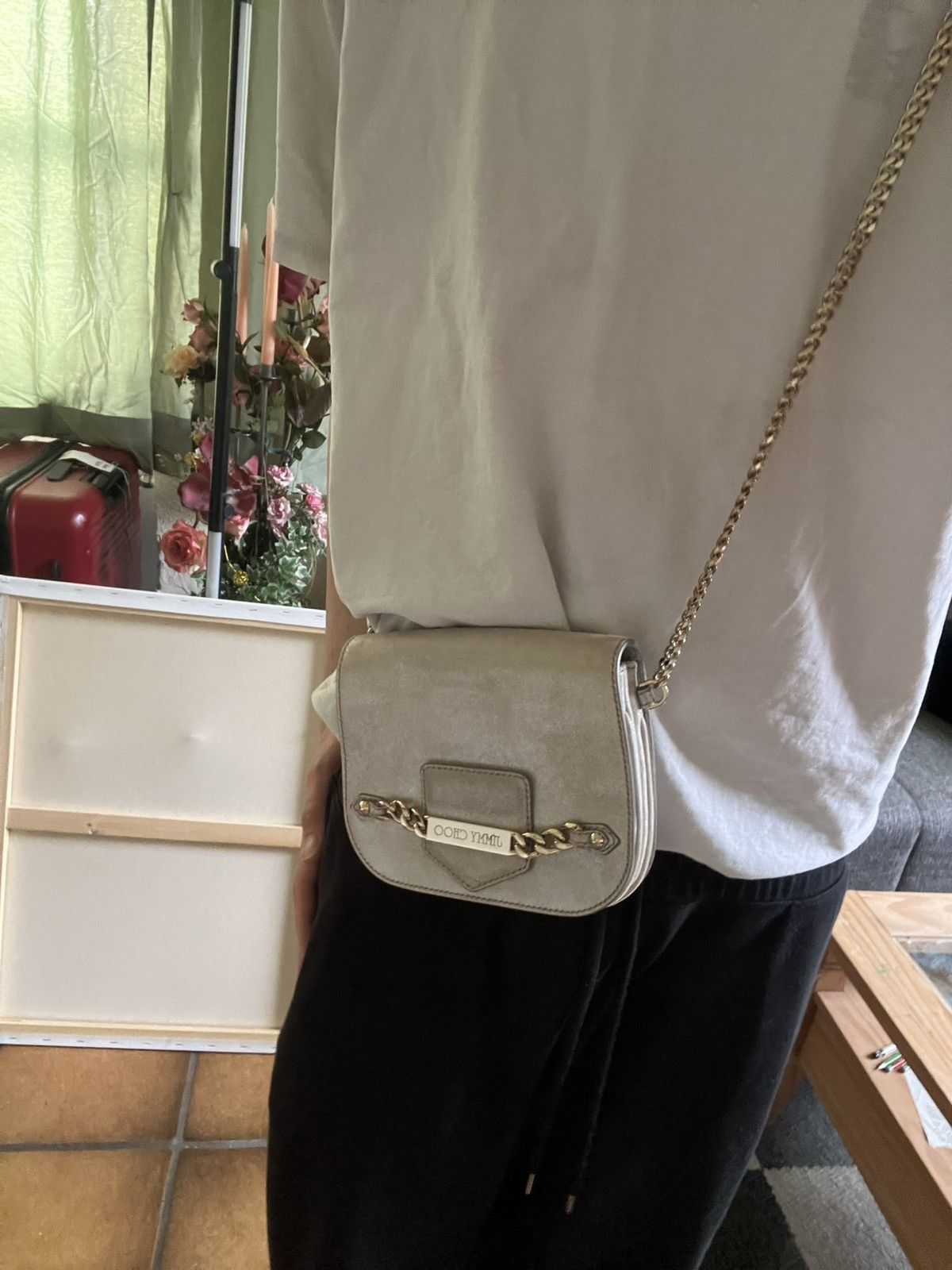 Jimmy Choo Jimmy Choo Glitter Mini Crossbody Bag Size ONE SIZE - 11 Thumbnail