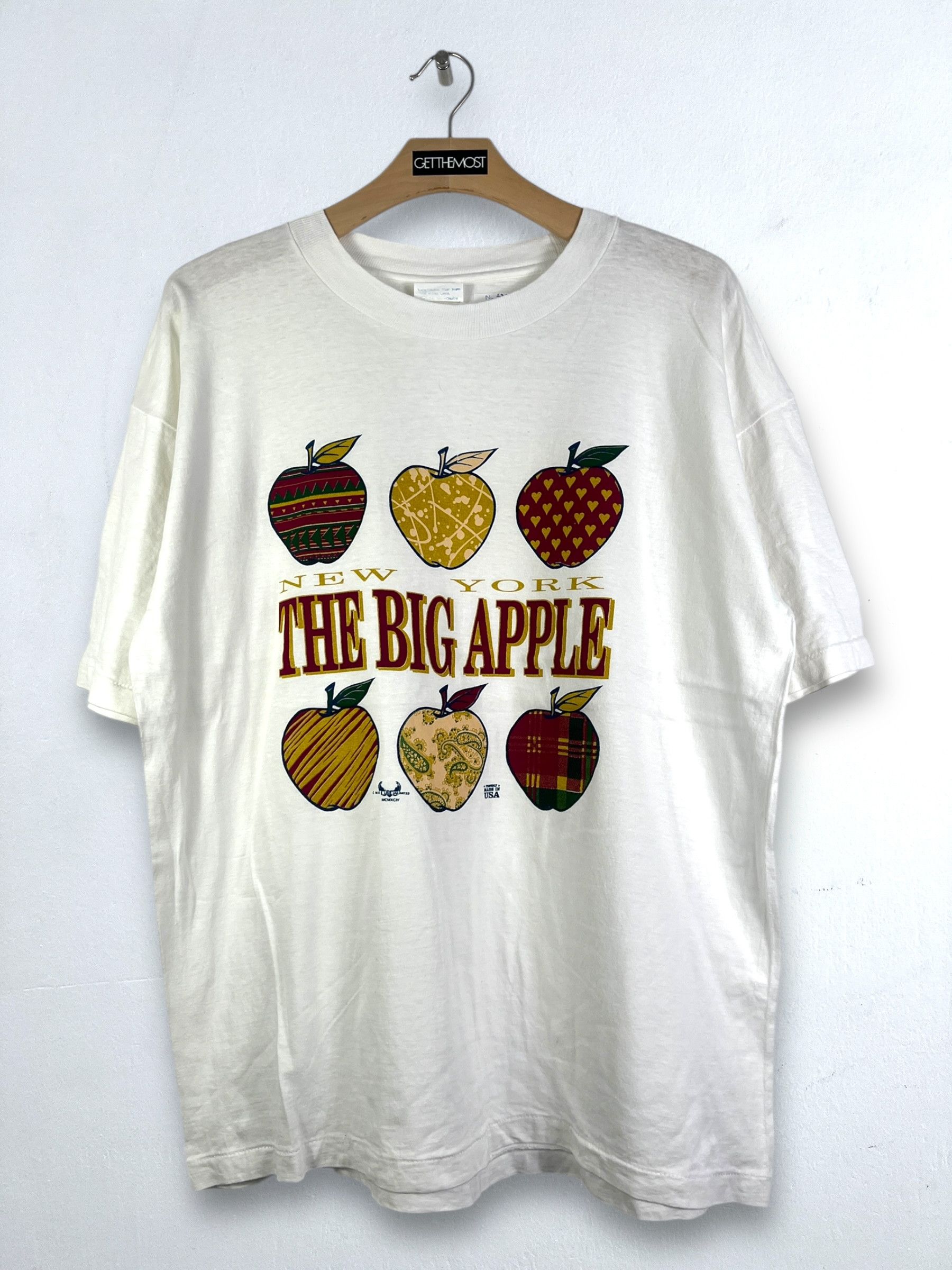 Vintage No.4964 Vintage 90s New York City Souvenir Graphic Tee (XL) Size US XL / EU 56 / 4 - 1 Thumbnail