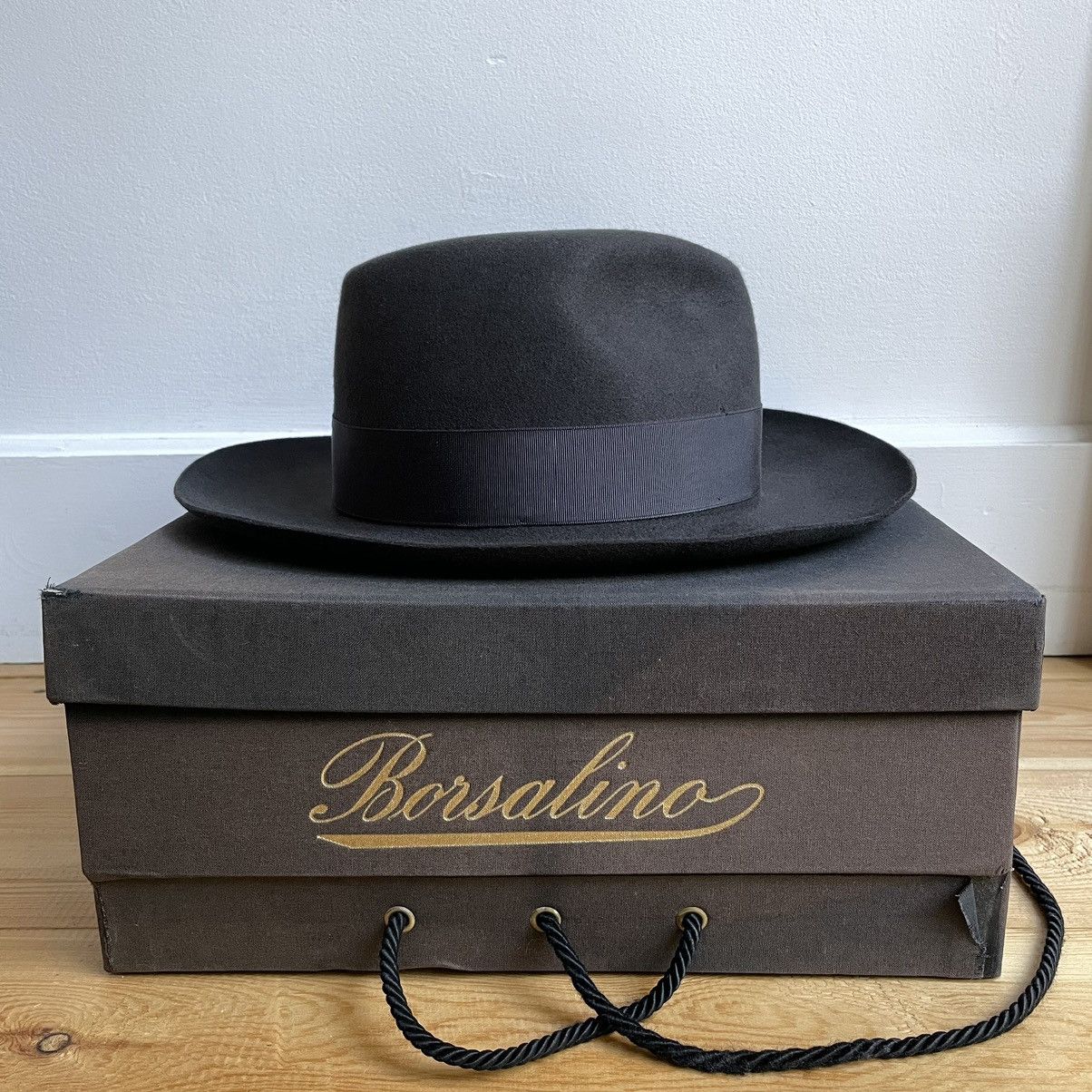 Borsalino Borsalino Amedeo S.Q. Felt Wide Brim | Grailed