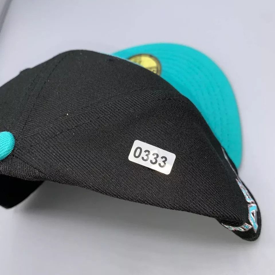 New Era Miami Amigos Hat Men 7 5/8 59Fifty New Era MiLB Fitted Cap Size ONE SIZE - 8 Thumbnail