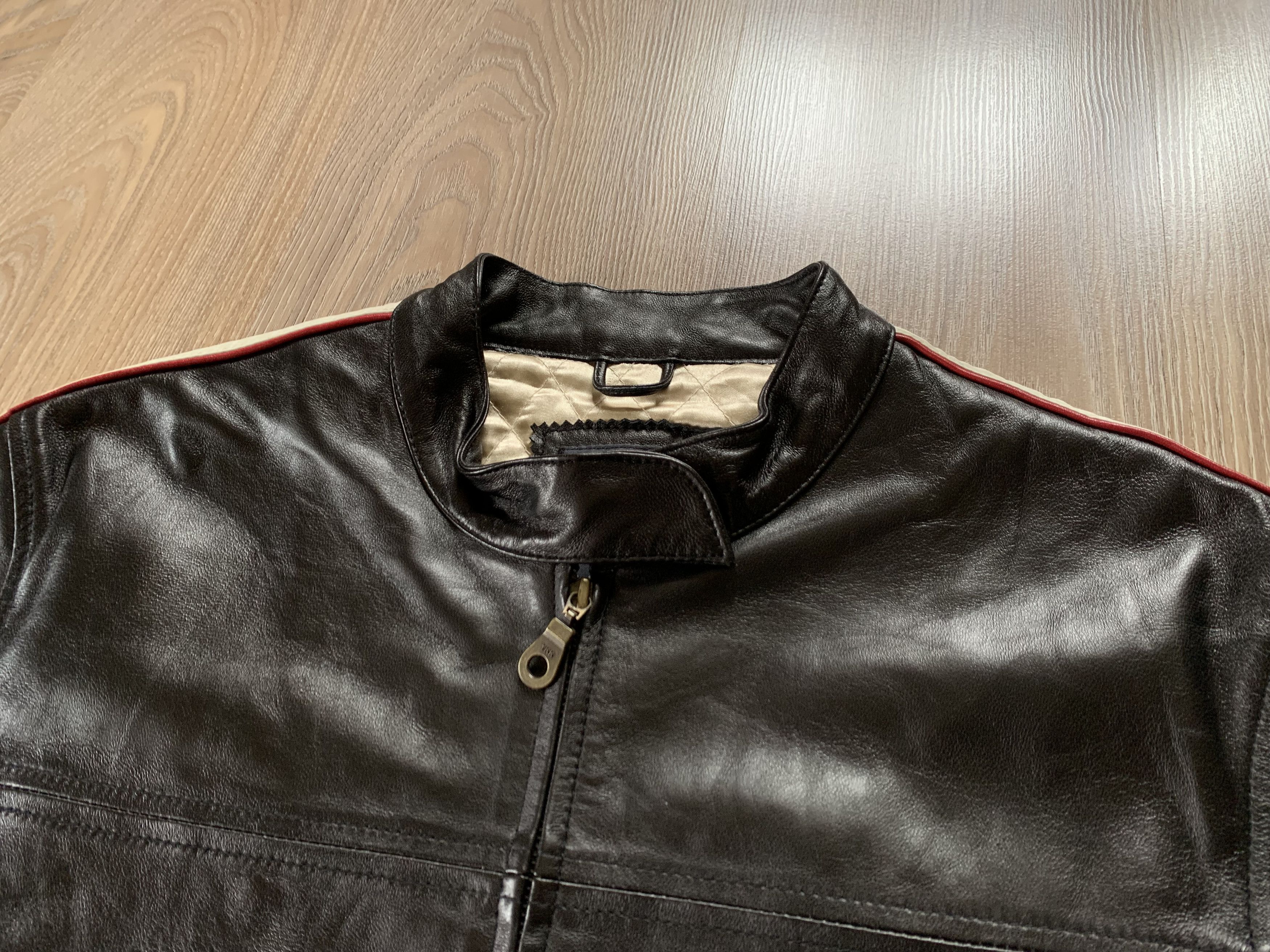 Vintage E Wear Products Vintage Black Leather Jacket Size US L / EU 52-54 / 3 - 6 Thumbnail
