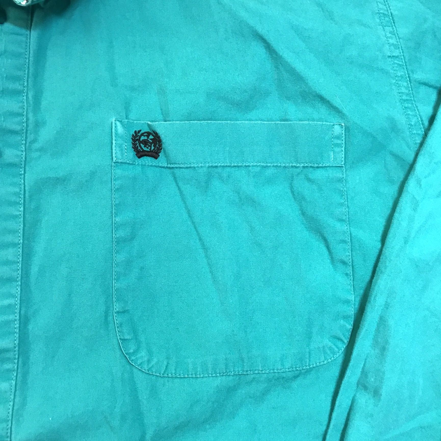 Vintage VINTAGE Cinch Western Cowboy Shirt 90s Teal Button-Up Long Sleeve Mens Size M Size US M / EU 48-50 / 2 - 4 Thumbnail